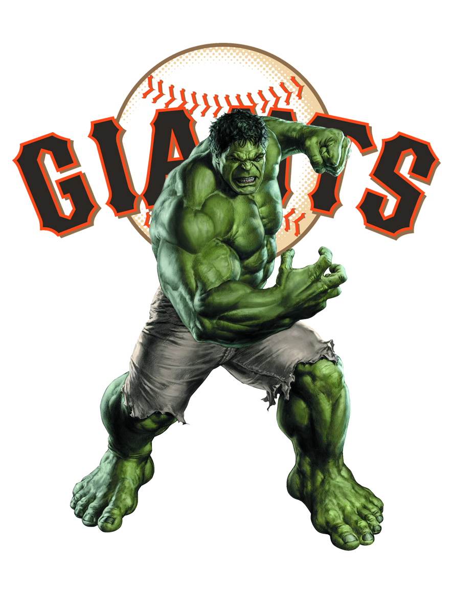 San Francisco Giants Hulk Logo vinyl decal